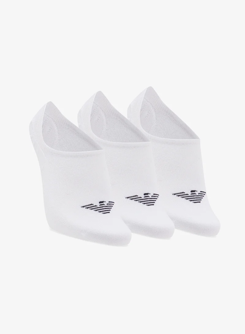 3 Pack Of Logo Liner Socks
